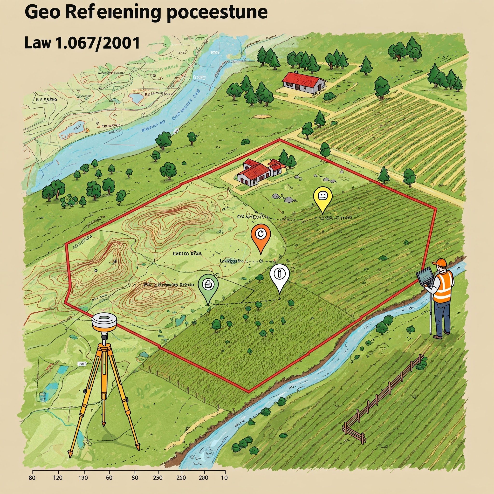 Georreferenciamento de imóveis rurais